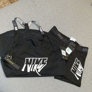 Nike dry fit shorts and tank medium NWT